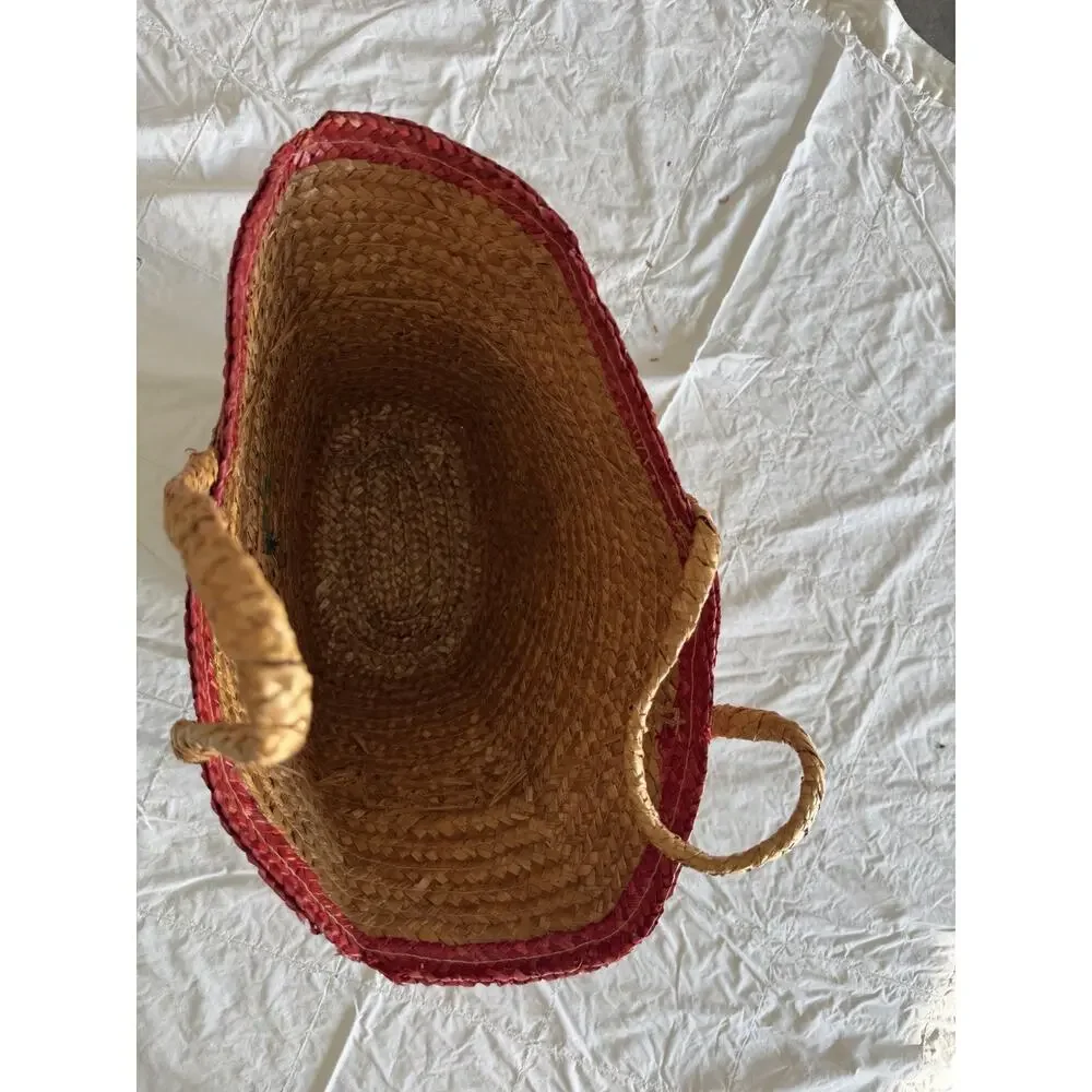 Vintage Straw Tote Bag